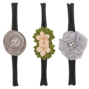 Baby stretch flower headband