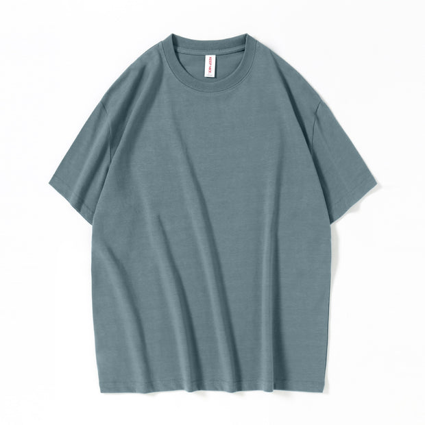 Solid Color Blank Heavy Cotton Short Sleeve T-shirt