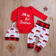 Girls' Christmas suit