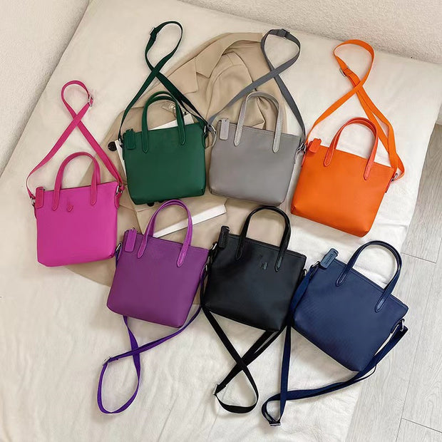 Women's Fashion Simple Candy Bucket Bag