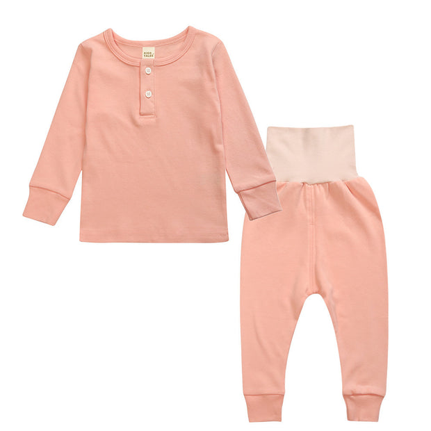 Children's pajamas belly care suit