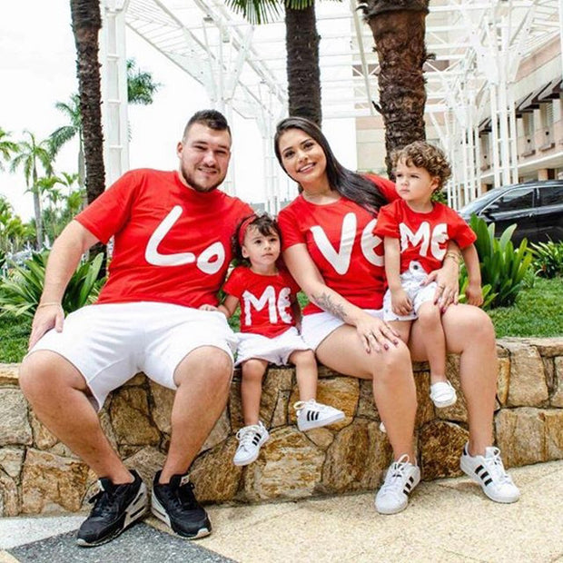 Family Portrait Parent-child Short Sleeve T-shirt