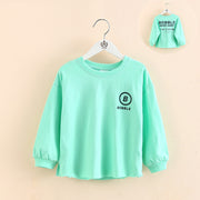 Baby Girl Doll Collar Long Sleeve T-shirt Top