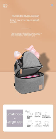 Fashion Milk Insulated Bag Double Layer Breast Milk Storage Bag Thick Breast Milk Fresh Ice Pack Mummy Bag