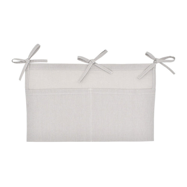 Linen Double Compartment Storage Hanging Bag