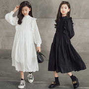 Soft Fashion Versatile Girl's White Dress