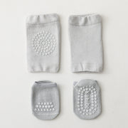 Summer New Children's Knee Pads Floor Socks Set