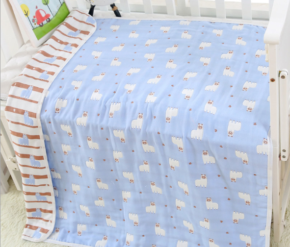 Baby bath towel cover blanket gauze children quilt quality baby children pure cotton 6 six layer gauze bath towel