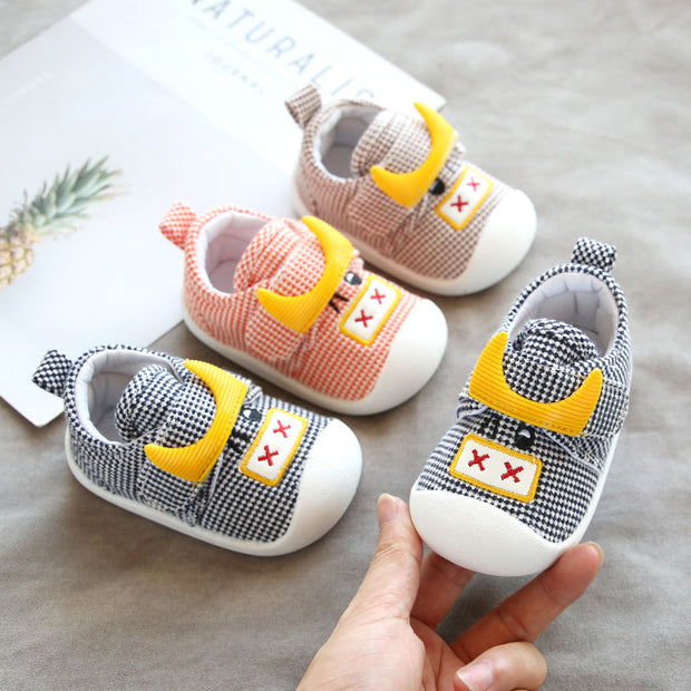 Baby Toddler Shoes Cotton And Linen Breathable Soft Sole