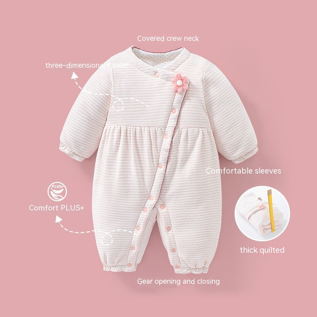 Newborn Baby Clothes Autumn And Winter Clothing Jumpsuit