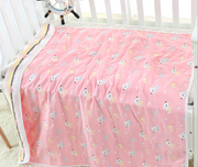 Baby bath towel cover blanket gauze children quilt quality baby children pure cotton 6 six layer gauze bath towel