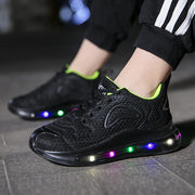 Rechargeable Light Flashing Will Glow Rubber Sneakers