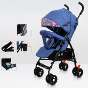 Sit And Lie Down Baby Portable Folding Simple Trolley