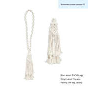 Ins Decorative Bohemian Curtain Rope Tied Bandage