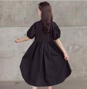 Women's Summer New Short Sleeve Lapel Shirt Dress