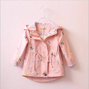 Children's Hooded Embroidered Windbreaker