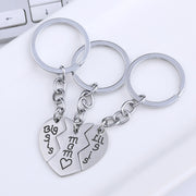 Daughter Birthday Gift Stainless Steel Mother's Day Puzzle Family Keychain