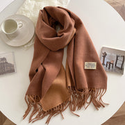 New Scarf Autumn And Winter Popular Color Matching Cashmere Scarf For Women