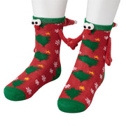 Mid Tube Christmas Couple Socks