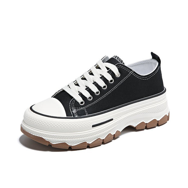 Spring And Autumn Low-top Lace-up Casual Shoes Women's