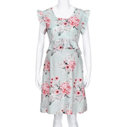 Women Sleeveless Maternity Dress Casual Flower Print