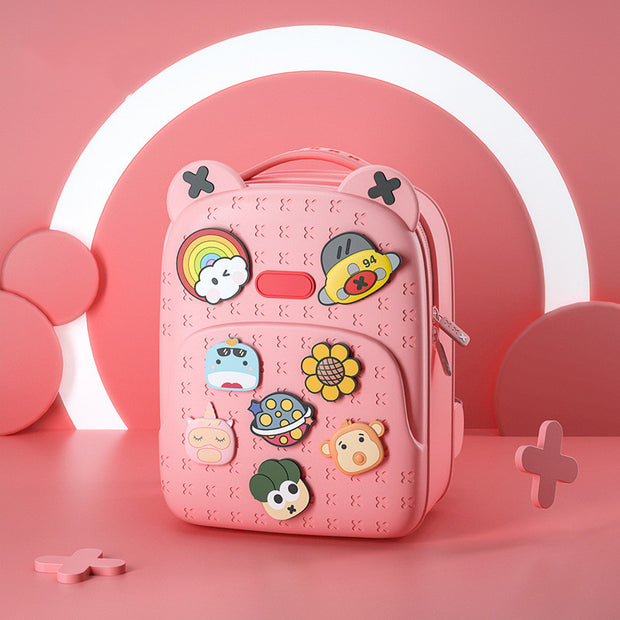 Light Tide Baby Backpack Children DIY Pattern Bag