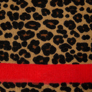 New Festive Red Classic Leopard Pattern Cashmere-like Thickened Warm Talma