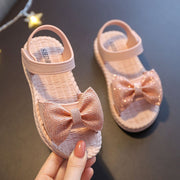 New Children's Small, Medium And Large With Soft Bottom Baotou Hole Shoes