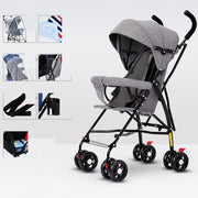 Sit And Lie Down Baby Portable Folding Simple Trolley