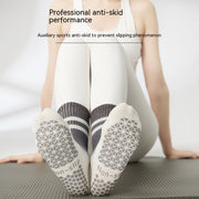 Striped Gradient Yoga Middle Tube Non-slip Pilates Socks