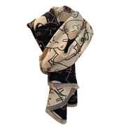 Artificial Cashmere Scarf Women's Winter Korean Style All-matching Long Thick Shawl