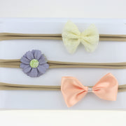 Baby stretch flower headband