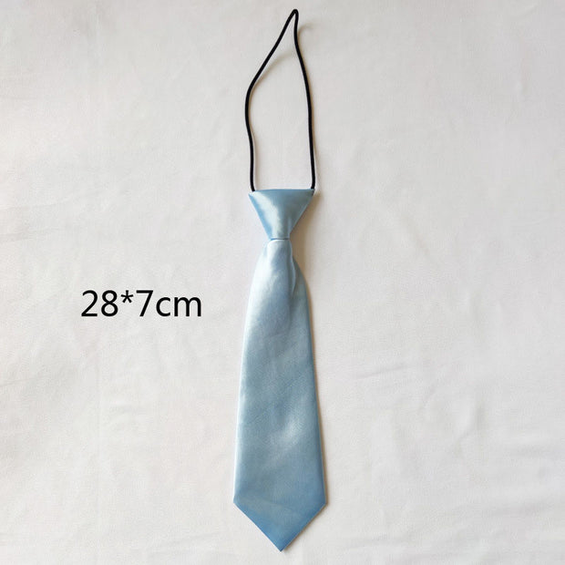 Children's Solid Color Small Tie