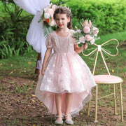 Children's Dress Trailing Lace Dress