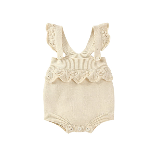 Baby's Special Lace Sling Sweater Romper