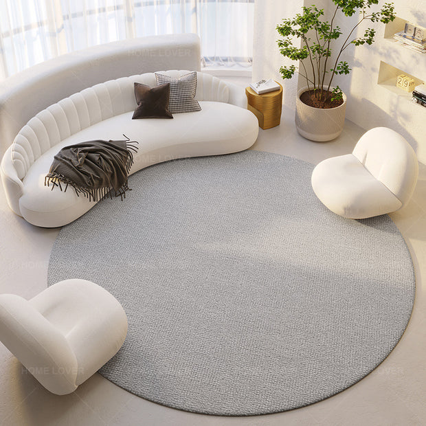 Silent Wind Absorbent Round Carpet Cream Wind Hanging Basket Dressing Table Bedroom Bedside Household Crystal