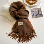 New Scarf Autumn And Winter Popular Color Matching Cashmere Scarf For Women