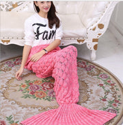 Air Conditioning Scale Sofa Blanket Mermaid Tail