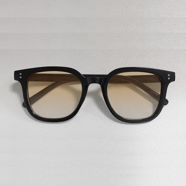 Sunglasses Ins UV-proof Black Frame Brown