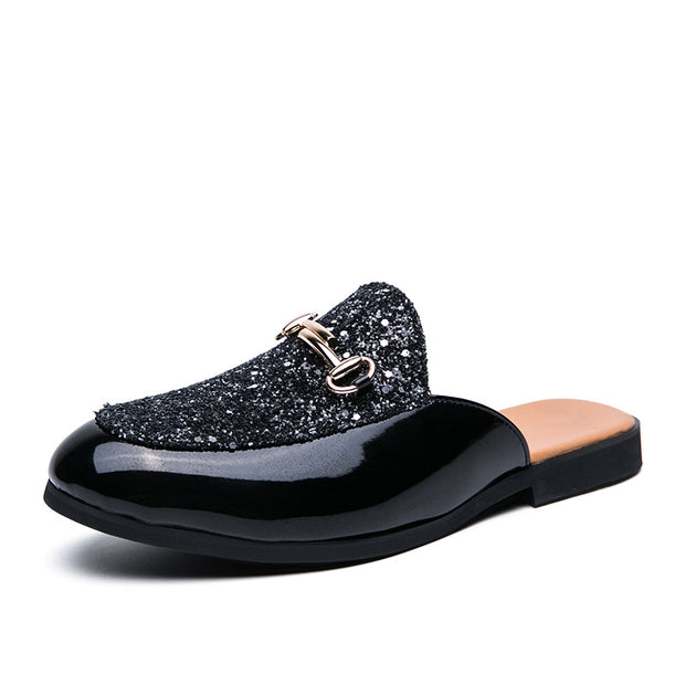 Closed Toe No-top Slip-on Semi-slipper Sandals