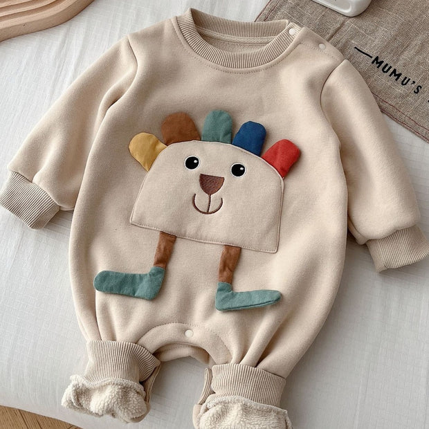 Baby Super Cute Jumpsuit South Korea Cartoon Crawling Suit