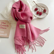 New Scarf Autumn And Winter Popular Color Matching Cashmere Scarf For Women