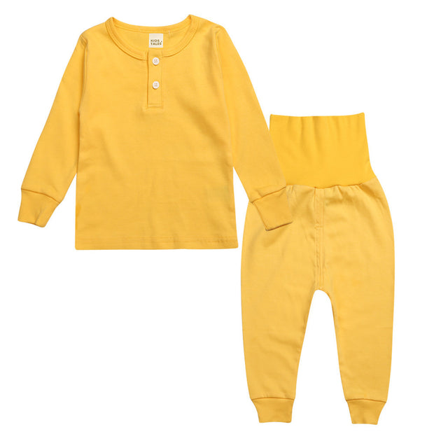 Children's pajamas belly care suit