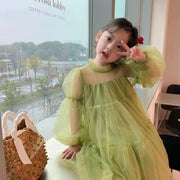 Korean Version Of The Western Style Girl Summer Children's Mesh Princess