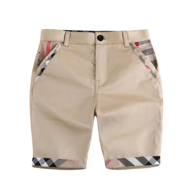 British style summer shorts boy