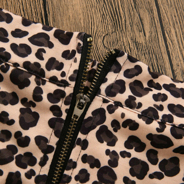 Leopard print suit for children