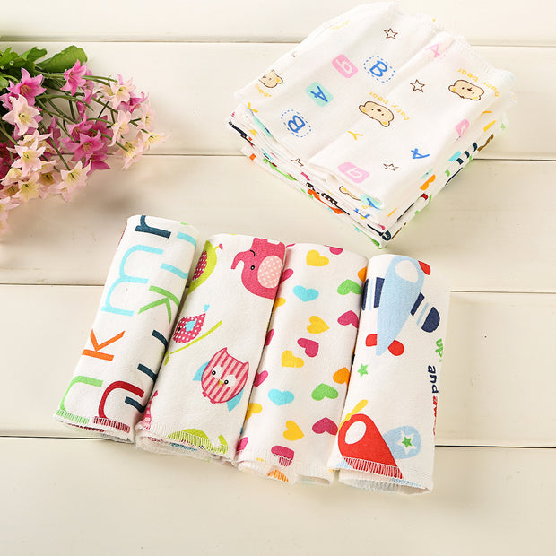 Baby Saliva Towel Printed Children's Small Kerchief