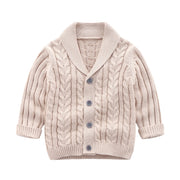 Baby Simple Sweater Knitted Cardigan Coat