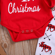 Girls' Christmas suit