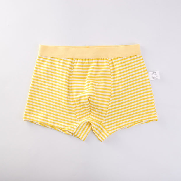 Class A Cotton Boxer Stripe Boxer Children's Briefs